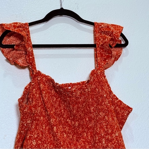 Madewell Plus Lucie Smocked Peplum Top in Piazza Floral NWT 24W - Picture 7 of 12